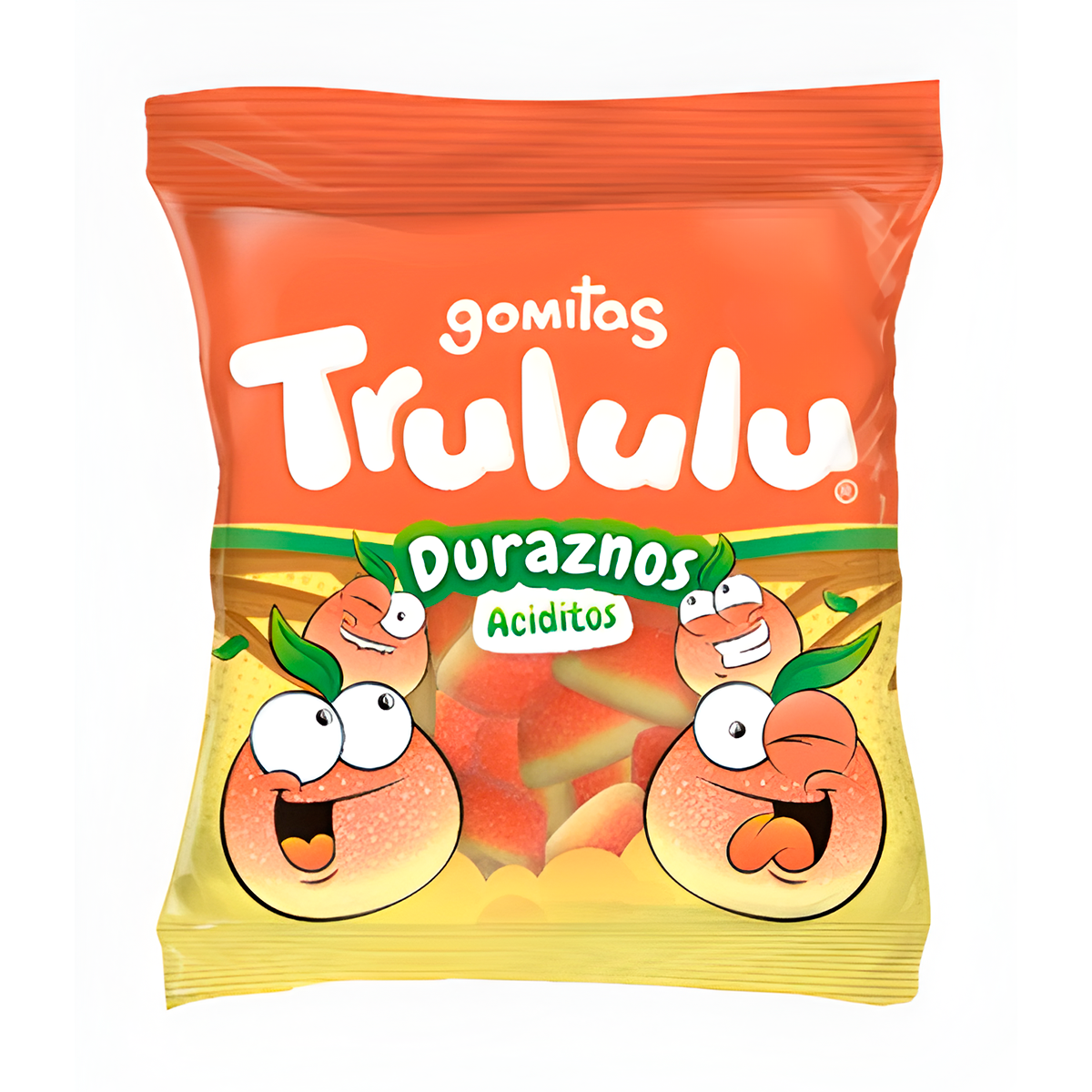 Gomitas Trululu Duraznos aciditos 40g