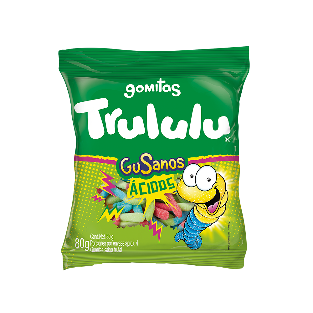 Gomitas Trululu Gusanos Ácidos