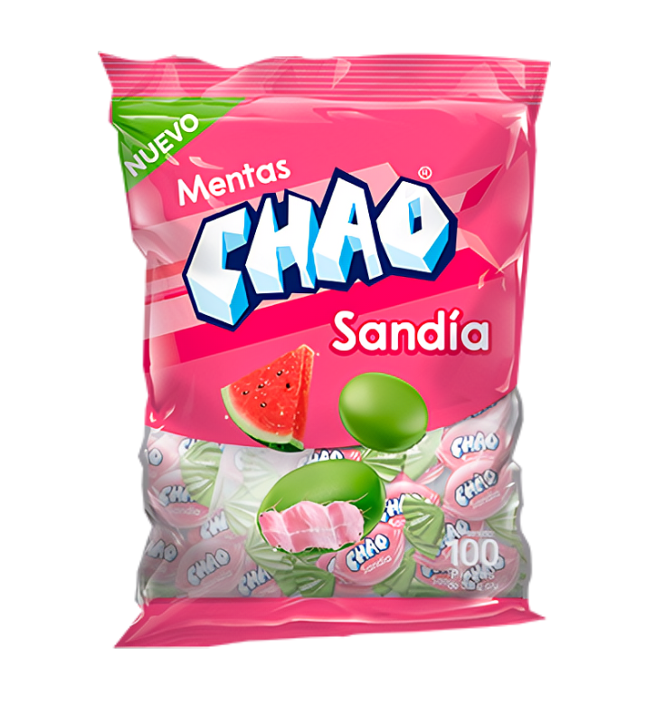 Chao confite sandia100U
