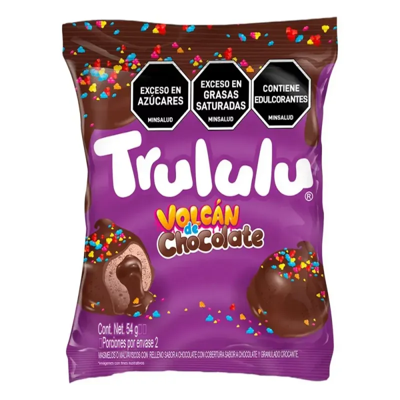 Trululu Chocopostre Volcán de Chocolate