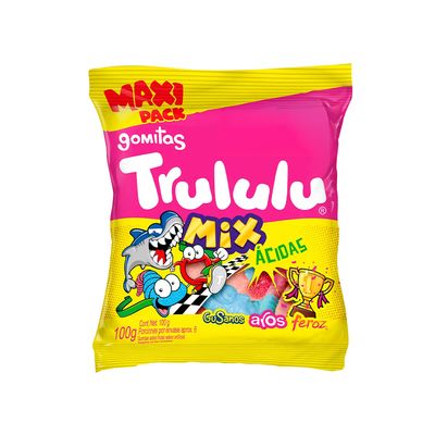 Gomitas Trululu Mix Ácidas 100g