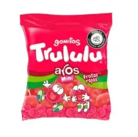 GOMITAS TRULULU AROS FRUTOS ROJOS MINI