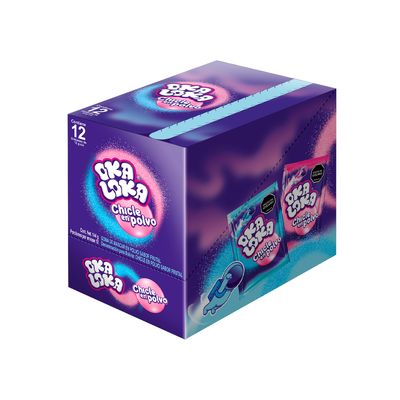 Oka Loka Chicle en Polvo 12U