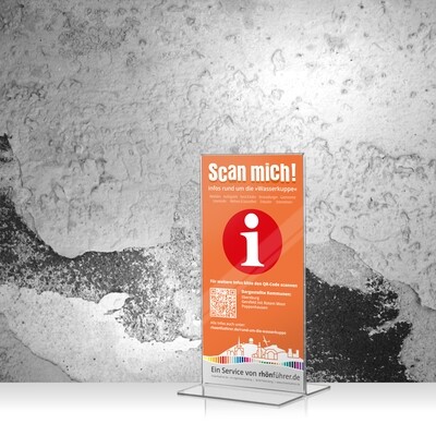 Informations-Karte - Rund um die Wasserkuppe (10 x 21 cm) E010