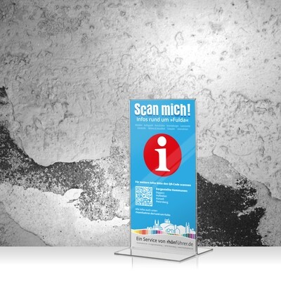 Informations-Karte - Rund um Fulda (10 x 21 cm) C010