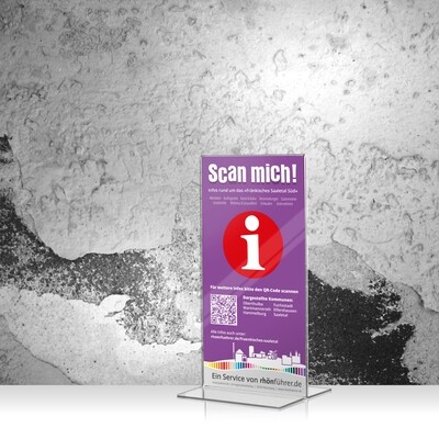 Informations-Karte - Fränkisches Saaletal Süd (10 x 21 cm) K010