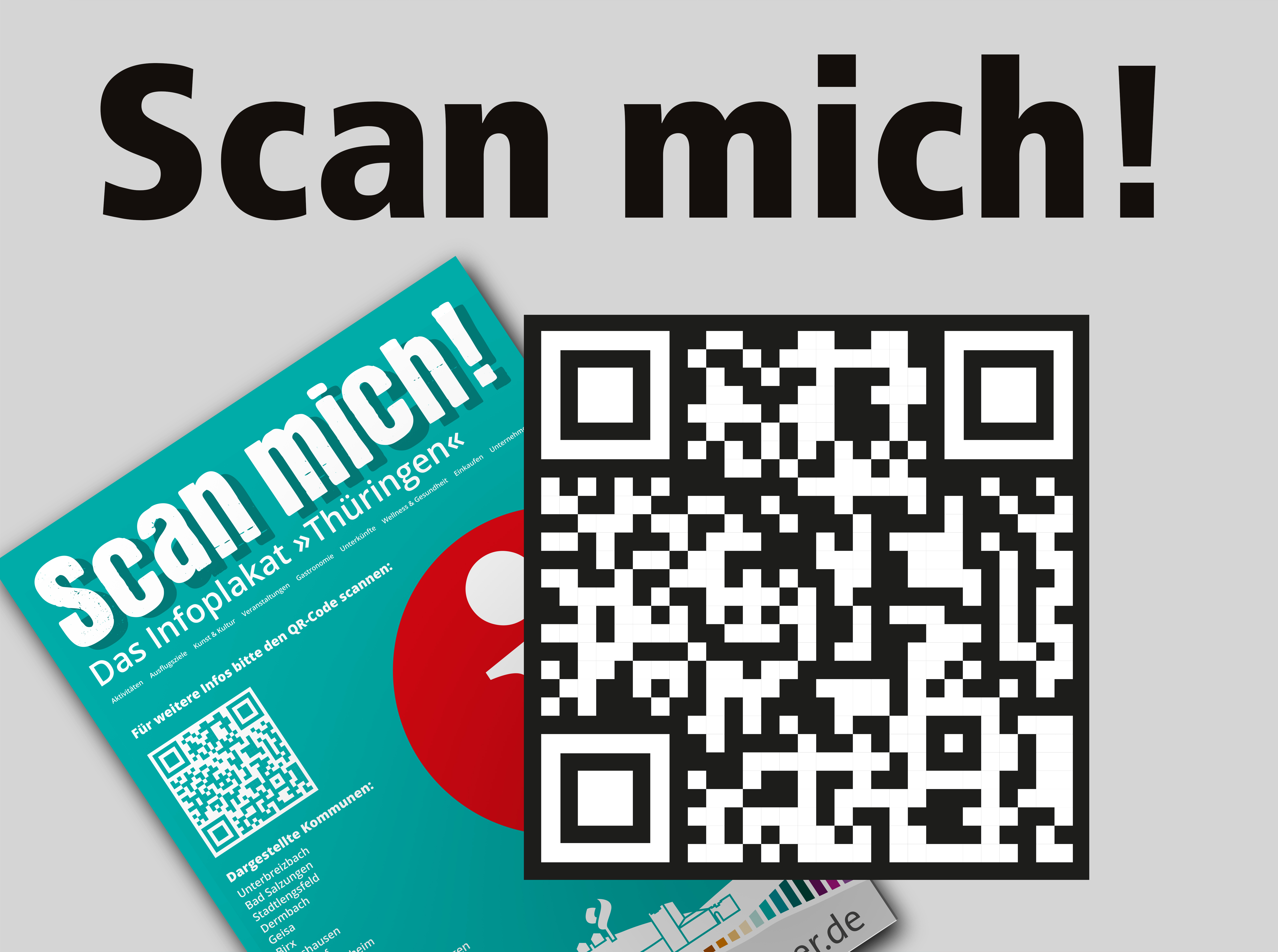 Informations-Karte - Thüringen (10 x 21 cm) Informations-Karte - Thüringen (10 x 21 cm)