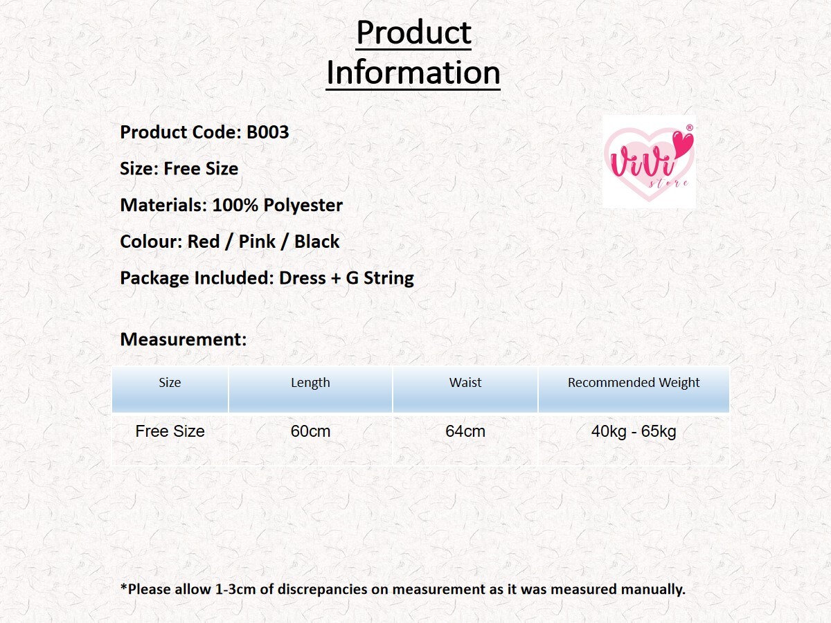 Vivi Lingerie Sexy Nightwear Sling Deep V Women Dress Malaysia