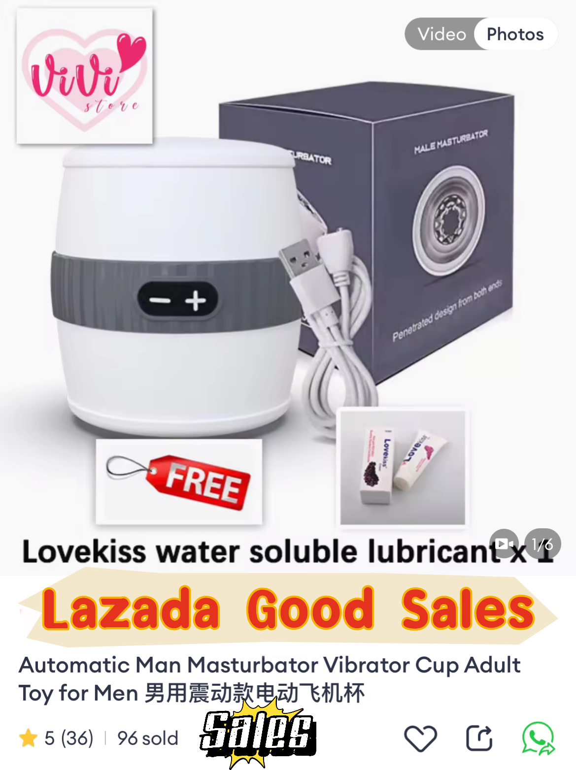 Drywell Man Masturbator Vibrator Cup Adult Toy For Men