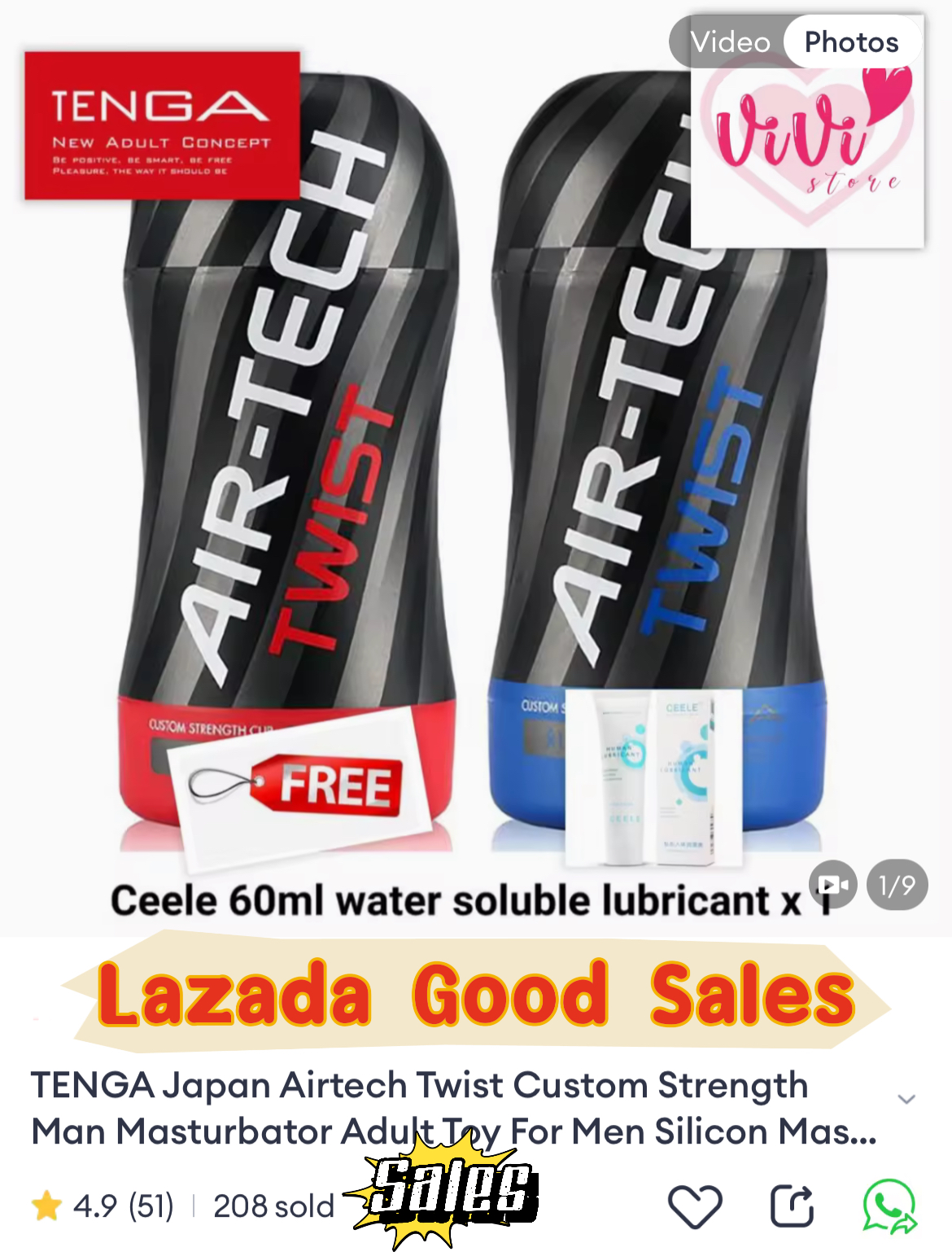 TENGA Twist Vacuum Man Masturbator Cup Adult Toys Malaysia