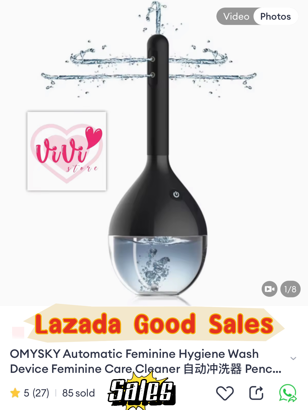 OMYSKY Automatic Feminine Hygiene Care Wash Device Cleaner Malaysia