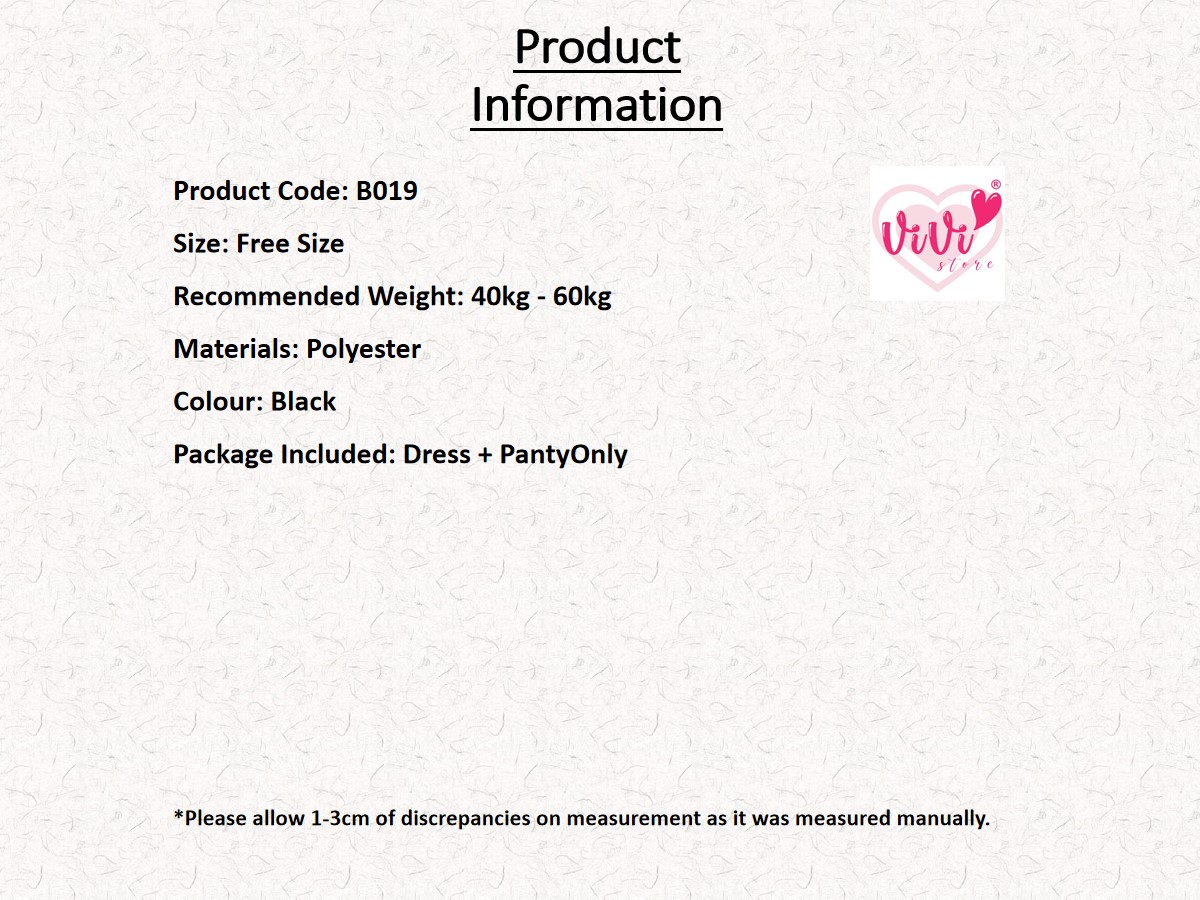 Vivi Sexy Lingerie Sling Cross Back Nightclub Dress Malaysia