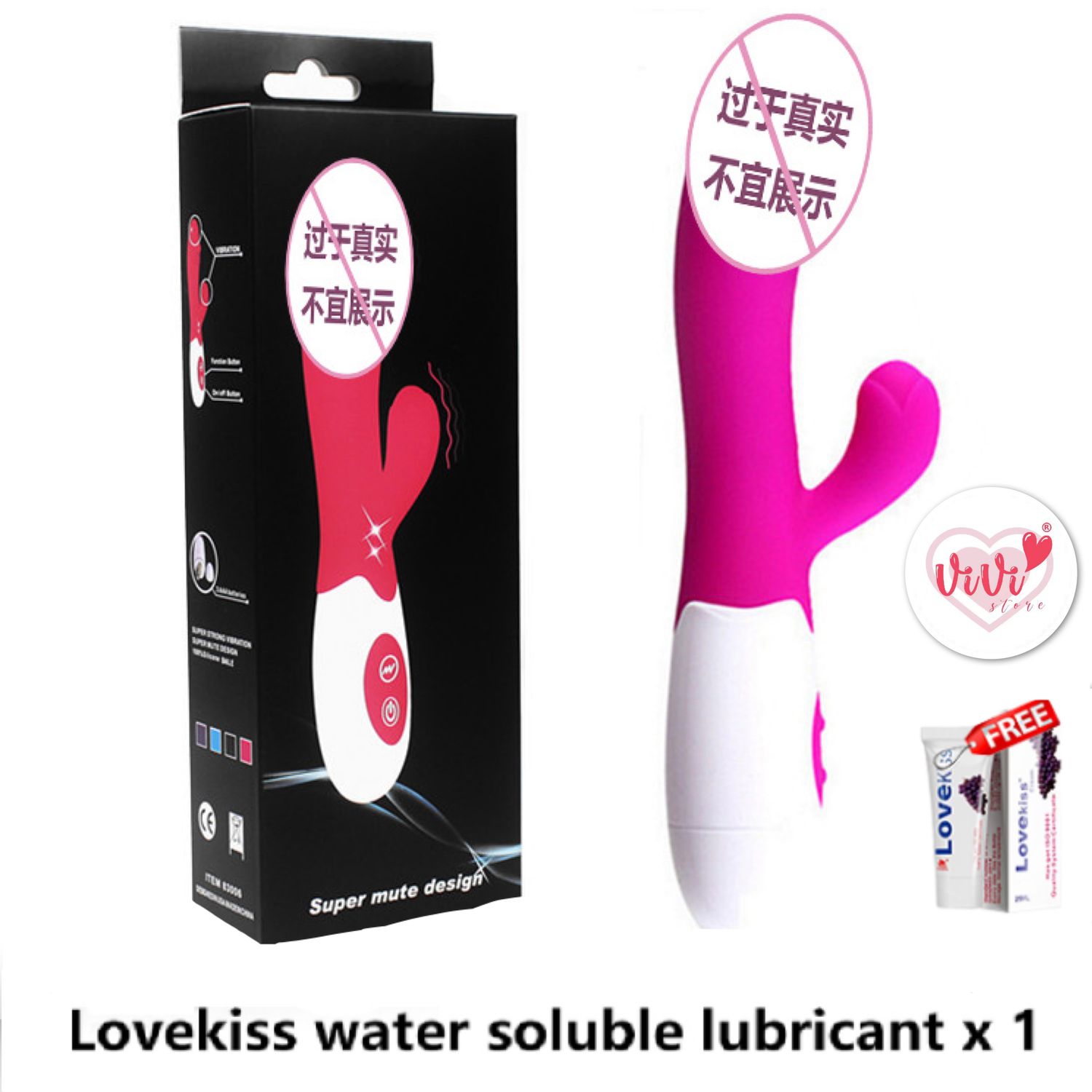 Vivi Rabbit Vibrator Massage Masturbator Battery Women Adult Toy Malaysia