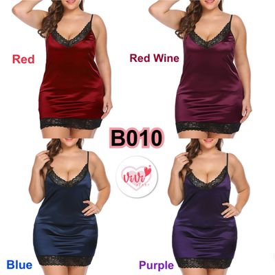 Vivi Plus Size Sexy Lingerie Comfortable Sleepwear Dress Lingerie Malaysia