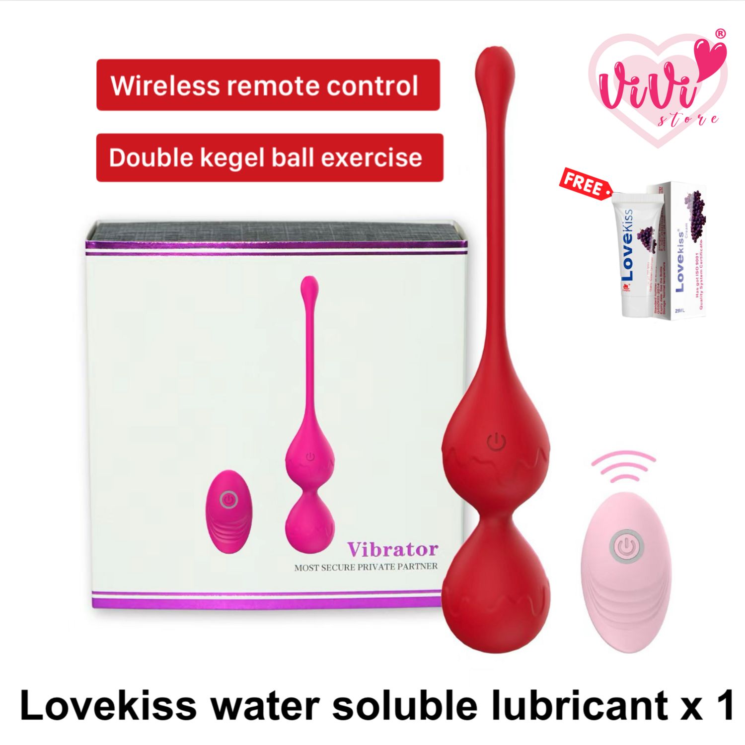 Kegel Ball Weight Exercise Vibrator Remote Control Phone App Control Female Vibrate Adult Toy Malaysia