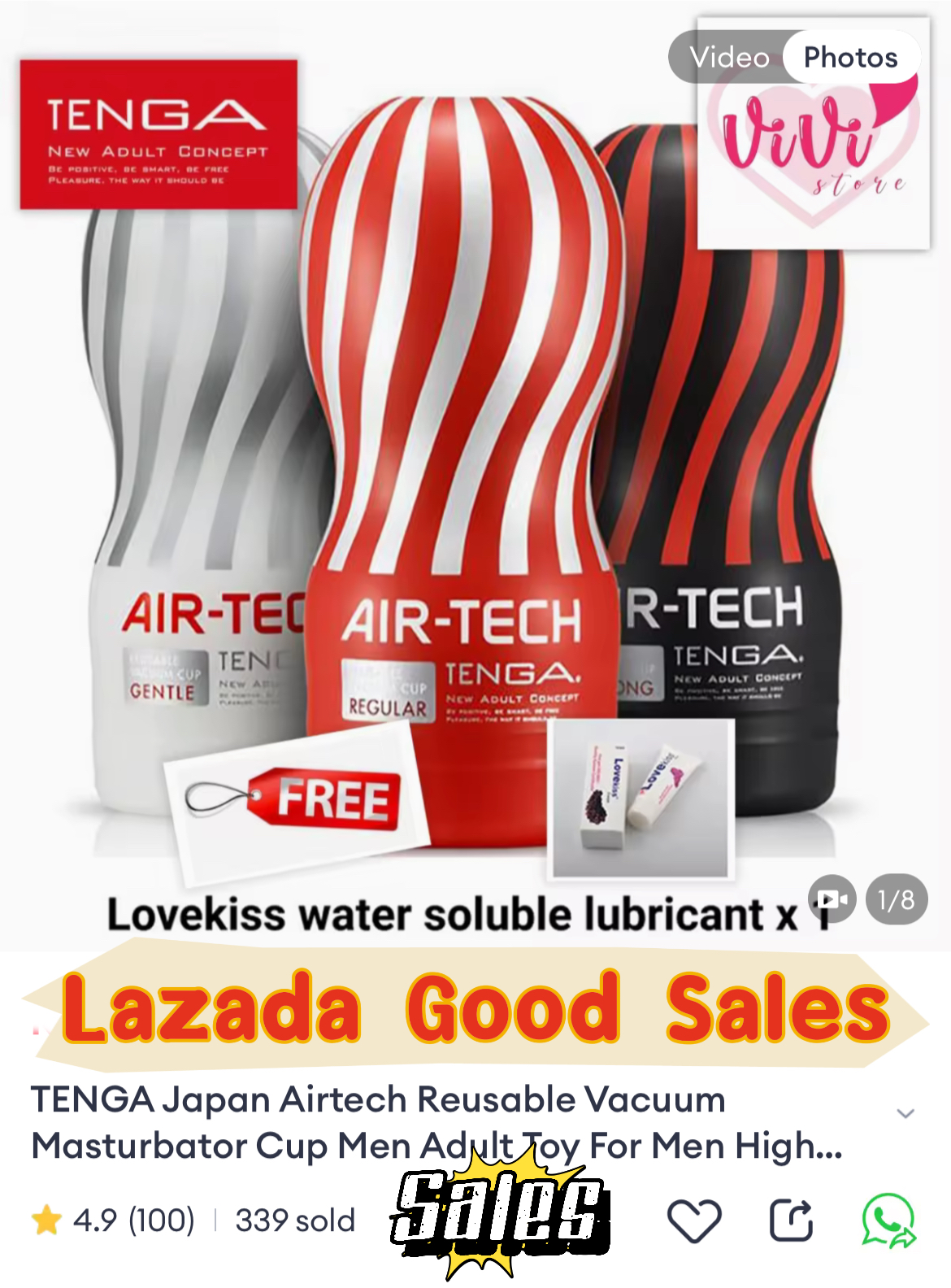TENGA Airtech Vacuum Man Masturbator Cup Adult Toys Malaysia
