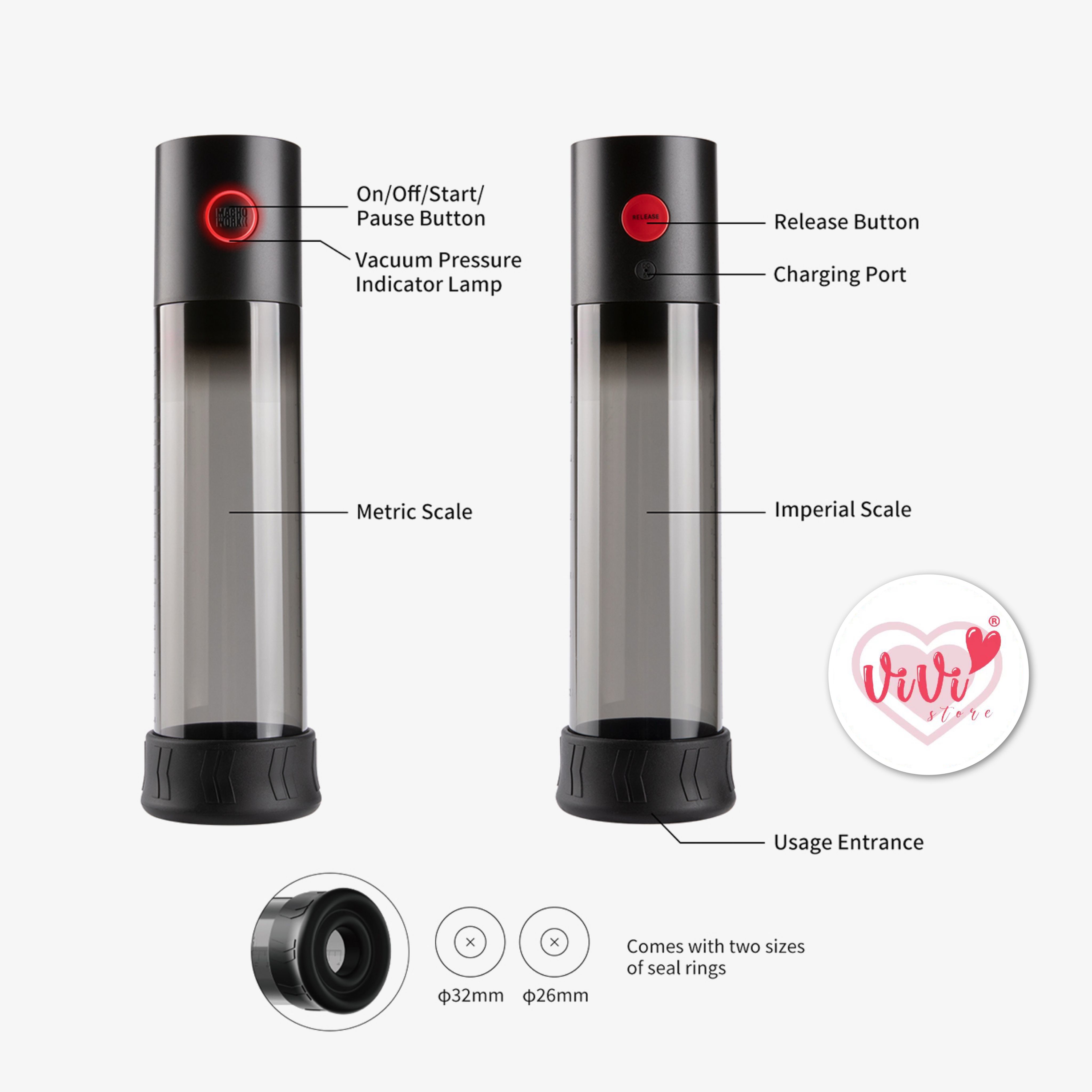 OTouch Macho Train Cup Vacuum Water Bath Suction Masturbator Sucking Male Adult Toy Malaysia