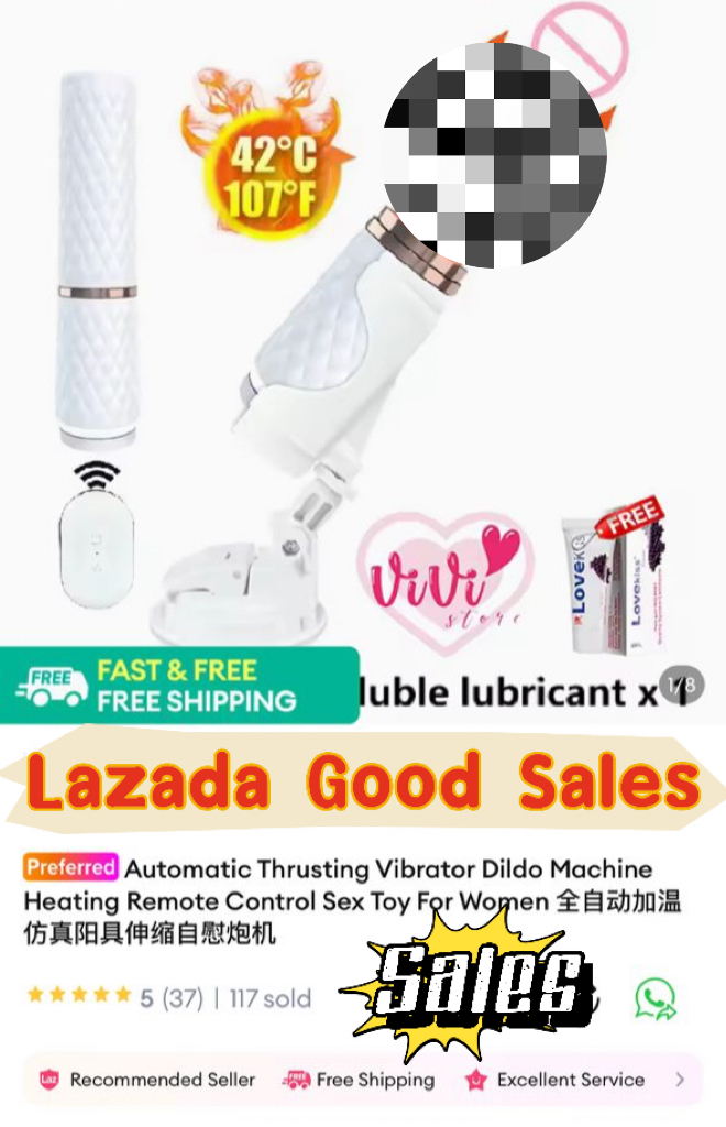 Automatic Thrusting Vibrator Machine Heating Remote Control Women Adult Toys Malaysia