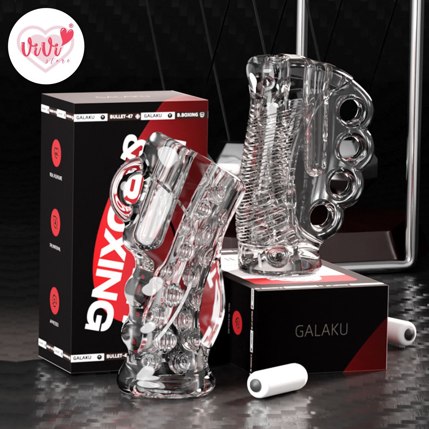 Galaku Bullet Vibrator Man Training Masturbator Boxing Rechargeable Battery Adults Toys Malaysia