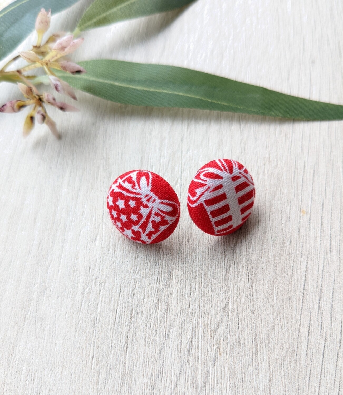 Christmas Pressie Upcycled Studs