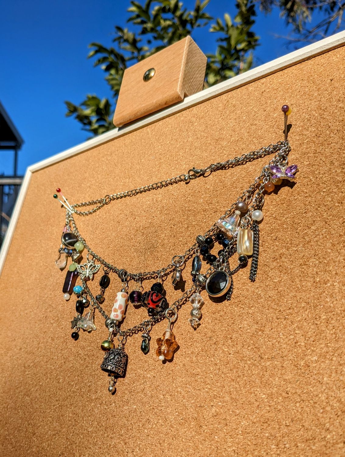 Charm Upcycled Necklace