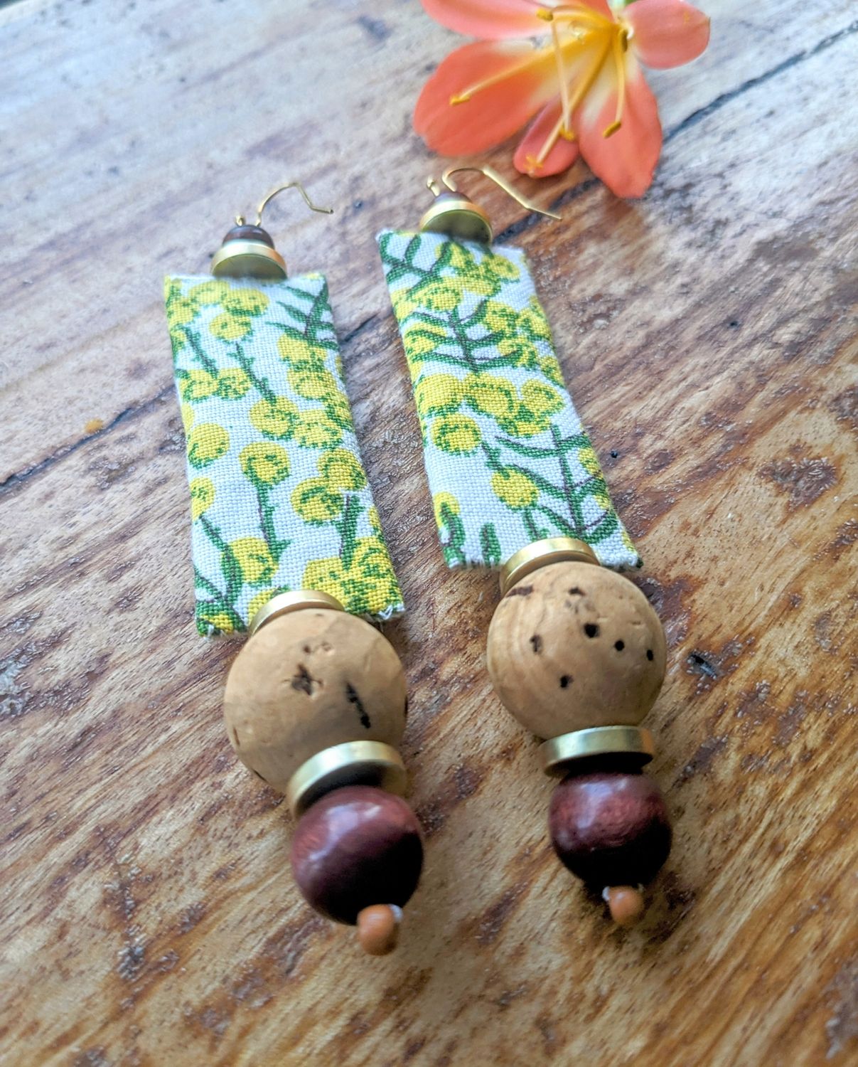 Wattle Upcycled Earrings