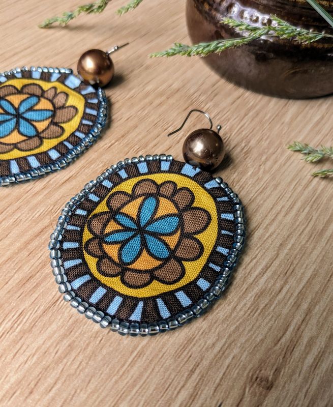 70s Upcycled Earrings