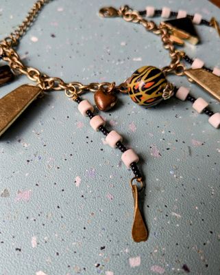Charm Upcycled Bracelet 