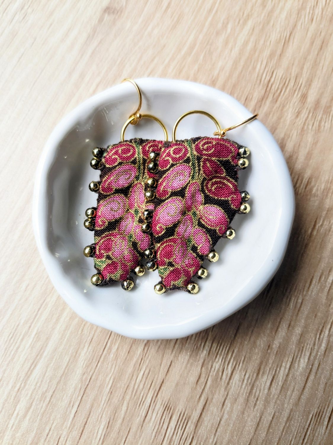 Grevillea Upcycled Earrings