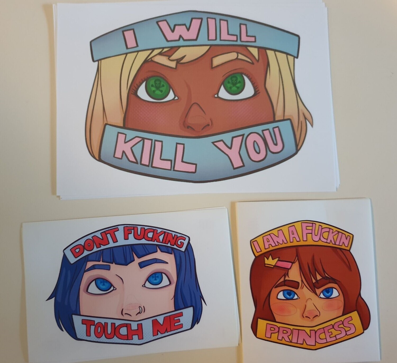 Threatening prints