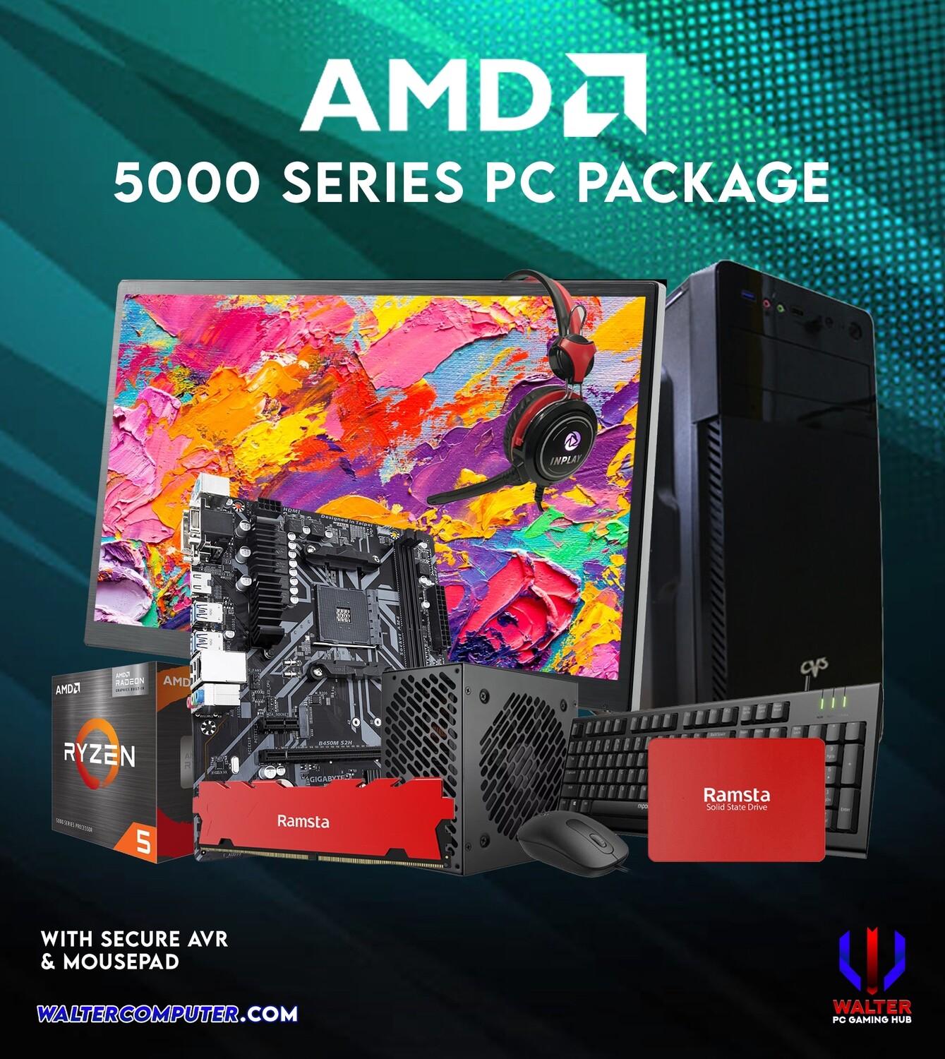 PC Package 7 AMD Ryzen 5 5600G -MID Level