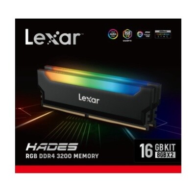 Lexar Hades 16GB (8GBx2) DDR4 3200 RGB RAM Part No. LD4BU008G-R3200GDLH