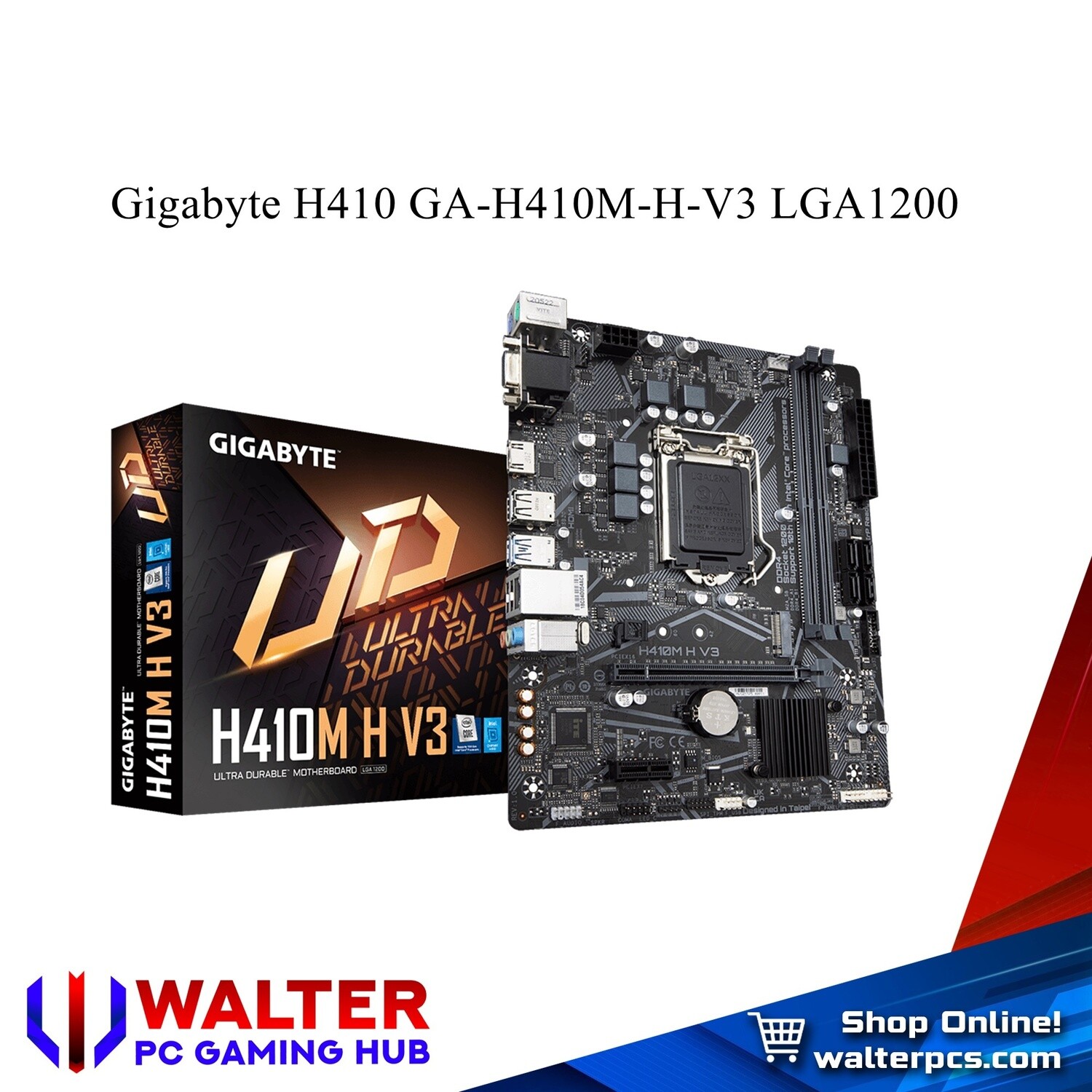 GIGABYTE H410M-H V3 Ultra Durable Motherboard H510 Chipset