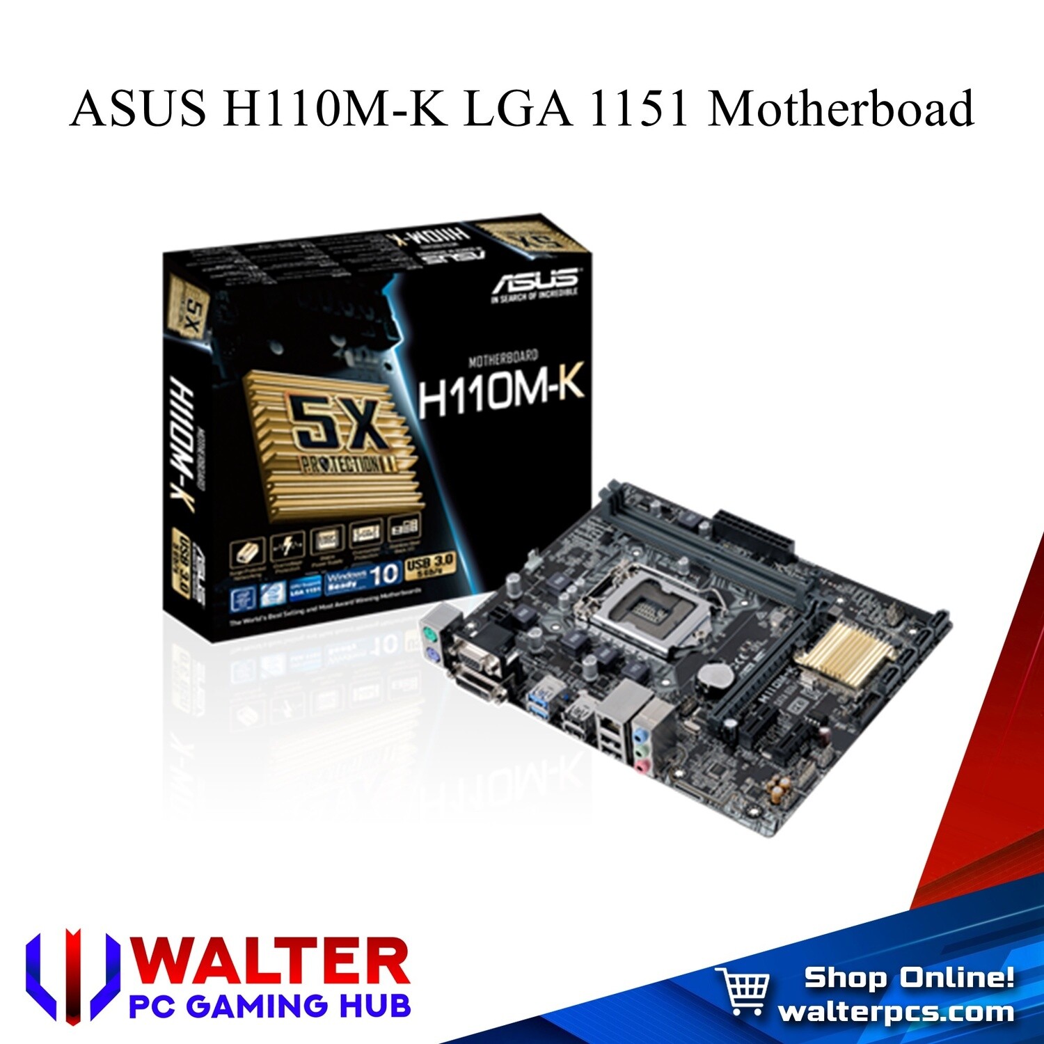 ASUS H110M-K LGA 1151 Motherboard