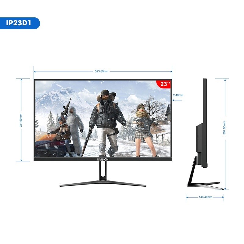 NVISION IP23D1 23" IPS  MONITOR