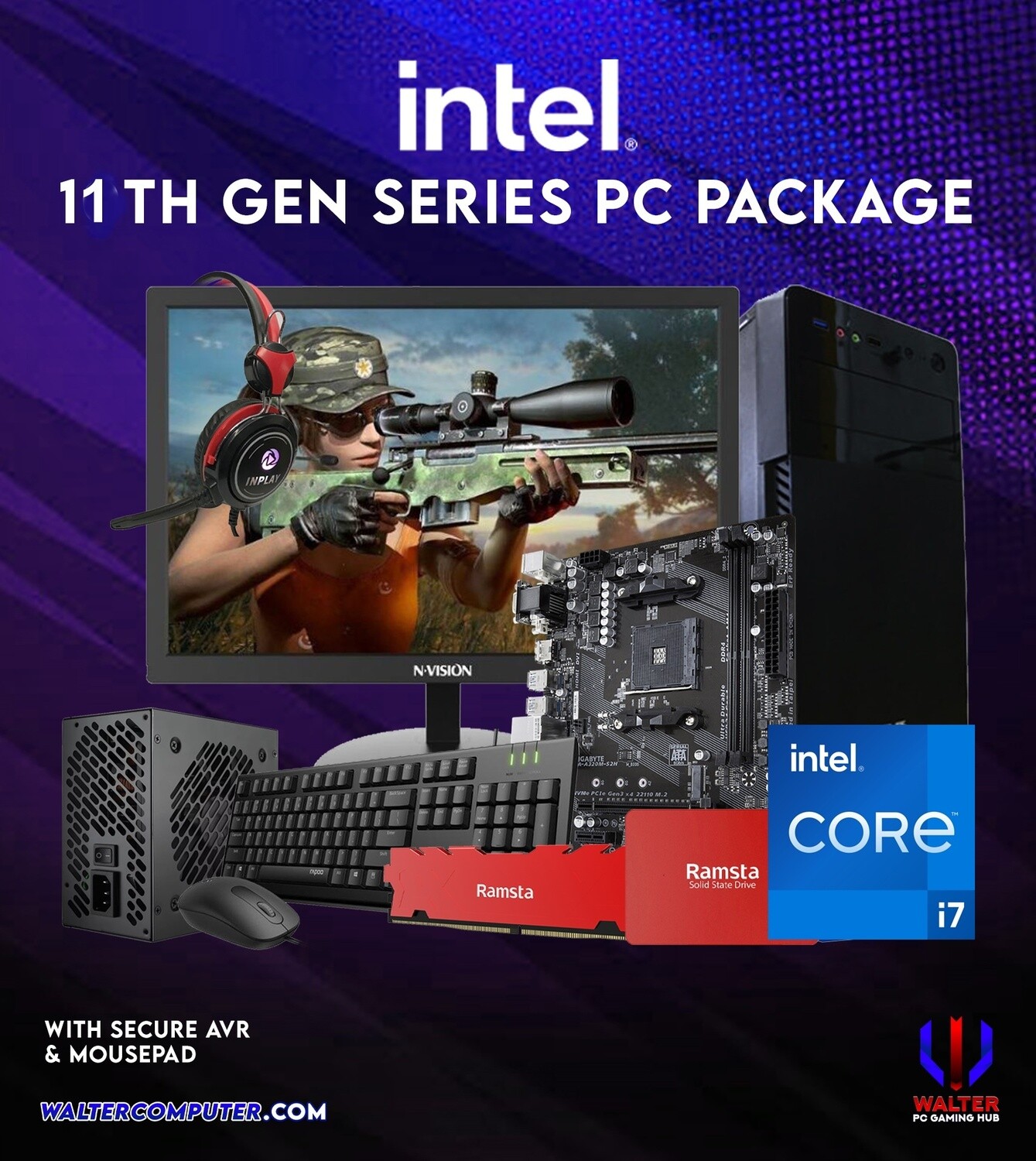 PC Package 17 Intel Core i7-11700