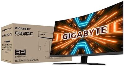 GIGABYTE G32QC 31.5″165HZ 1440P 1MS CURVED GAMING