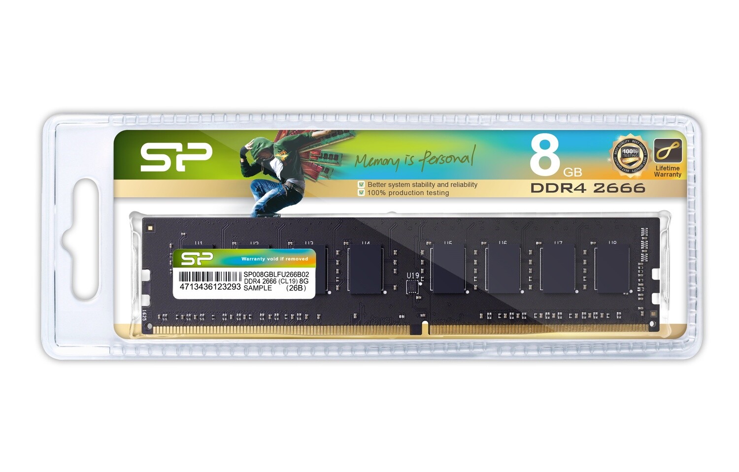 SILICON POWER SP 8GB DDR4-3200 LONGDIMM  MEMORY