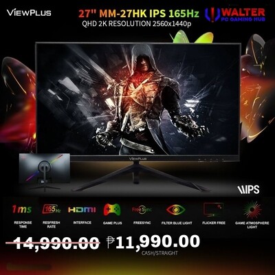 ViewPlus MM-27HK 27 inch 165Hz 1ms ,2k Resolution Freesync IPS Gaming Monitor