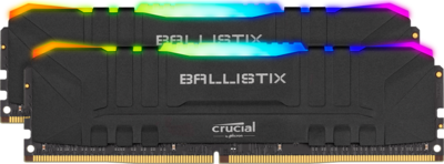 Crucial Ballistix RGB 16GB Kit (2x8GB) DDR4-3200Mhz BLACK