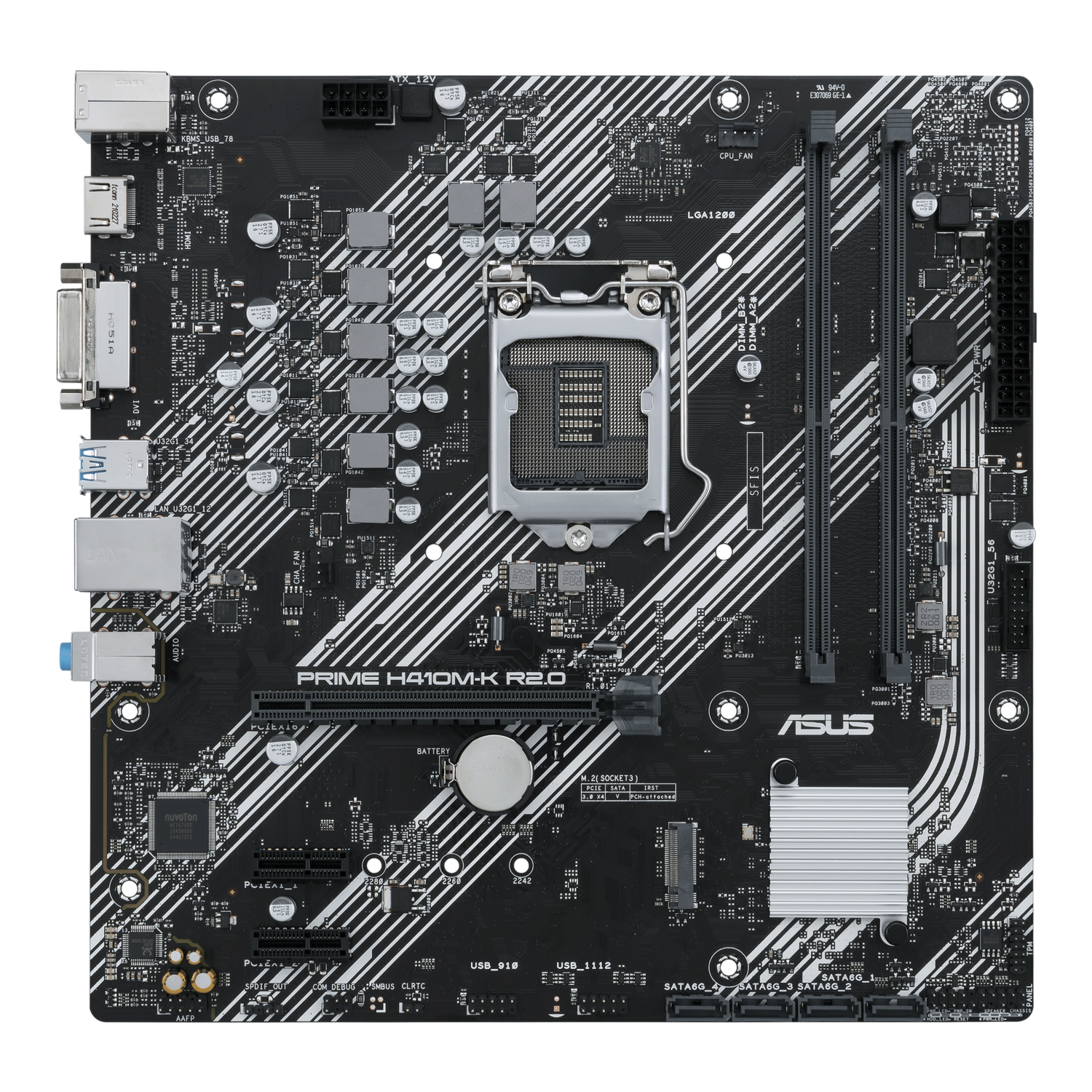 ASUS MB PRIME H410M-K DDR4 LGA 1200 Miro ATX Motherboard