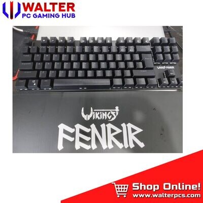 Vikings Fenrir Gaming Keyboard RGB | 4.0MM Stroke | USB Linked Method | Black