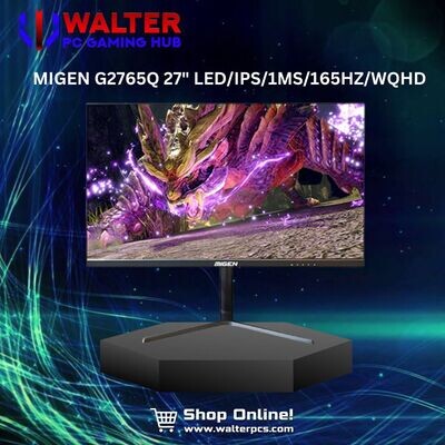 MIGEN G2765Q 27" LED/IPS/1MS/165HZ/WQHD/HDMI+DP