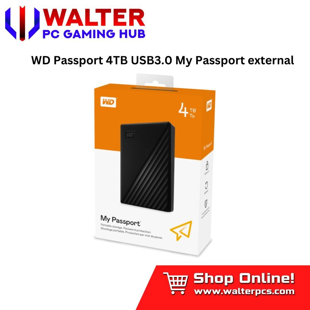 WD Passport 4TB USB3.0 My Passport external hard disk
