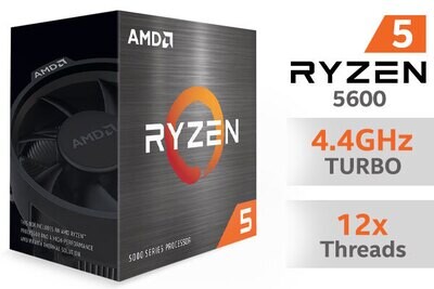 AMD RYZEN 5 5600 4.4GHZ 6 CORE PROCESSOR
