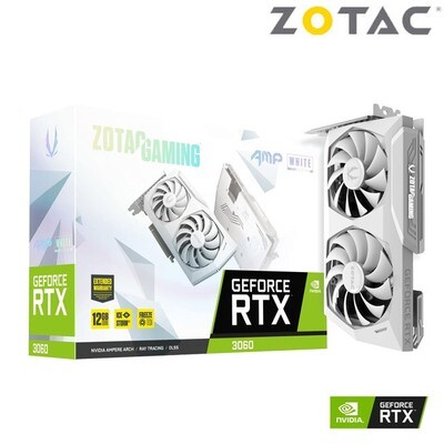 Zotac  GF RTX 3060 AMP White Edition - 12GB GDDR6, 192 bit
