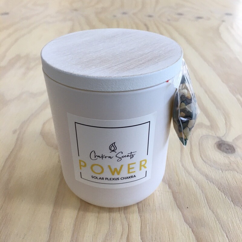 POWER - Focused & Confident
Solar Plexus Candle
Lemongrass & Ginger