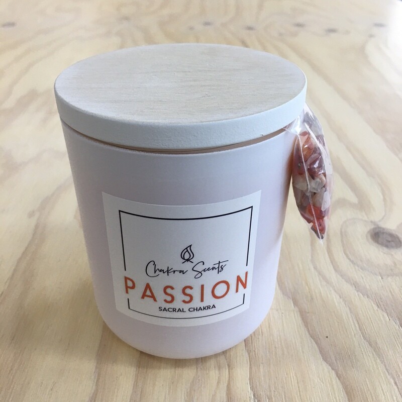 PASSION - Creative & Playful
Sacral Chakra Candle
Orange & Vanilla