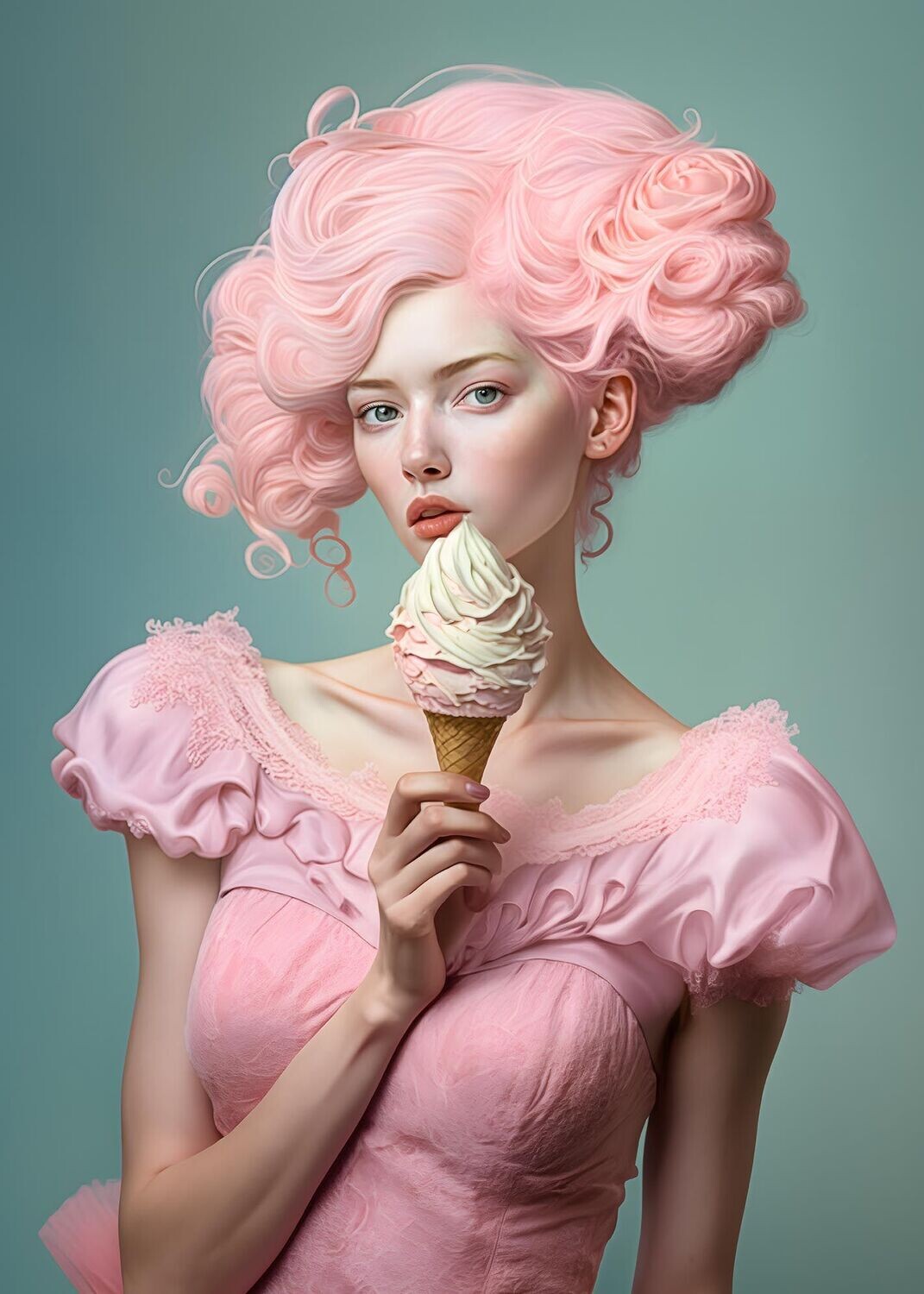 Pink Ice Rococo