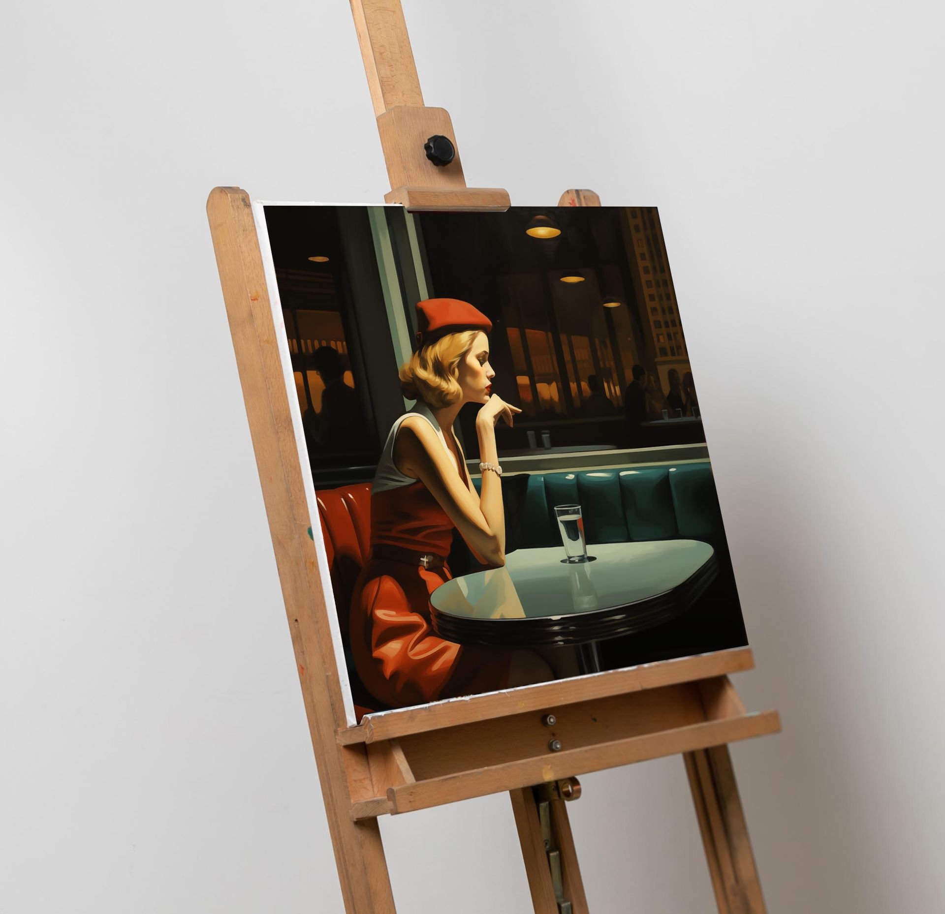 La femme au béret rouge